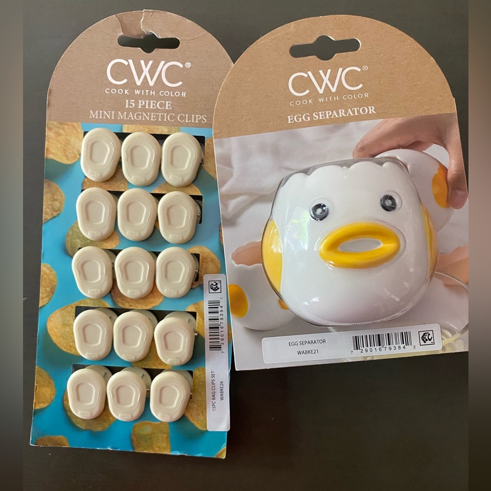 CWC Mini Magnetic Clips and Egg Separator Set